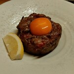 焼肉ぽんが 恵比寿店 - 炙りユッケ