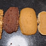 Eru Beran - アーモンドパイ、サブレチョコ、サブレ、エルベランクッキー2種類ね
