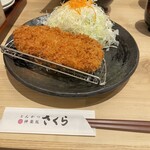 とんかつ神楽坂さくら - ロースかつランチ♪