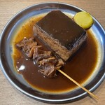 STAND KIYOSUGU - 煮込み（豆腐、牛スジ）