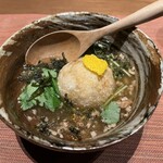 セキ ハナレ - 里芋とモッツアレラチーズ饅頭