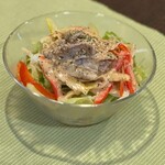 Cold shabu sesame salad