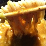 豚つけ麺（麺持ち上げ）