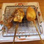 Kushiage Hanarenkon - 子持ち昆布と貝柱