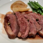レ・シャンドール - 鴨肉おグリーンペッパーソース