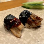 天寿し - 穴子 梅・穴子 つめ