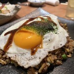 鉄板焼工房まるしげ - 特製そばめし