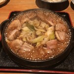 蕎麦小路 さわらび - 合鴨の陶板焼き(大)