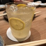 Teppanyaki Koubou Marushige - 自家製はちみつレモンサワーが秀逸