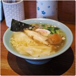 佐野らーめん 麺屋 翔稀 - ワンタンメン 800円 味玉 100円