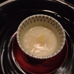 石葉 - お椀/焼き白子・蕪すり流し・生姜