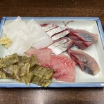 漁師の店 番屋 - 刺し身の盛合せ