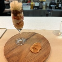 フランス料理 タンモア - ❷オマール・カリフラワー・グレープフルーツのパフェ仕立て。