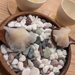 enu - 冷前菜。、カブの下には甘エビのタルタル。ほのかな柚子の香り！