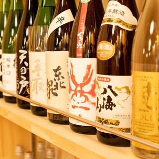 【日本酒充実】常時20種ほどご用意。飲み放題付きコースあり