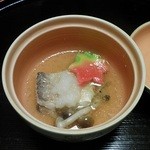 旅亭　みや川 - アマダイと蕪の蒸し物：高級魚ですよね。