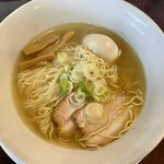 なるとや - 煮玉子しおラーメン(¥880)