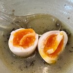 むかん 初台 - 牡蠣塩ラーメン・味玉TP