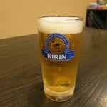生ビールです。
