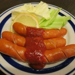 焼とり弁慶 - ウインナーもおいしいです。