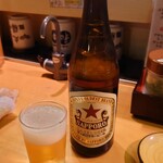 地魚回転寿司　丸藤 - ドリンク写真:瓶ビール