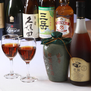 食中酒に最適な、熟成された紹興酒をご用意しております