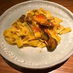 トムクリオーザ - タリアテッレ　ポルチーニ茸　トマト　パルミジャーノ