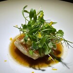 隼 - 抑制効果〜赤睦の蒸し物　酸味と甘味をテーマ