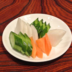 丹波屋 - お新香（500円）