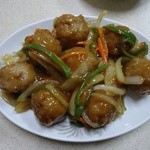 龍華園 - 揚げ肉団子