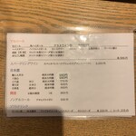 Tsukiji Otokomaezushi - アルコールメニュー
