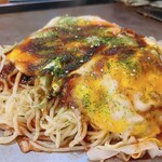 Hiroshima Okonomiyaki Kurumi - 半熟スペシャル(そばダブル)_¥1,100