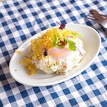 Potato salad with ricotta cheese