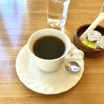 喫茶 梨乃花 - サービスしていただいた美味しいホットコーヒー