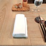 レストラン アニス - 卓上のセッティングです