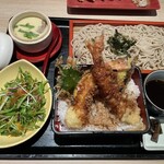 Utaandonebessan - 蕎麦と天丼のセット¥1870