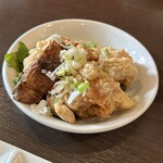 木蘭 - 特製麻婆豆腐と小皿鳥唐揚げ