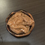 ヒゴヤ - 自家製イカの塩辛。お代わりしました。