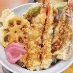 Tendon Tenya Toyama Hongo Ushin Ten - ずわい蟹と海老の冬天丼