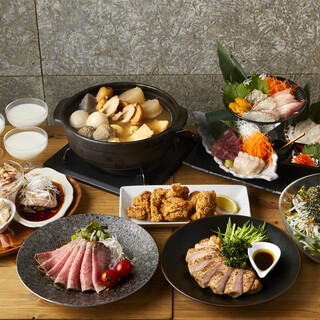 可以享受热锅关东煮的丰富套餐！