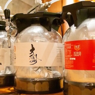 こだわりの日本酒と多彩なドリンクメニューが自慢！