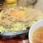 Sentoku - 牛肉じゅうじゅう焼き+肉大盛り+ニンニク