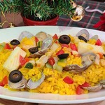 ステラ - Xmasランチ　　　　シーフードパエリア　　　