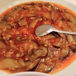 味芳斎 - 茄子と挽肉の辛子煮