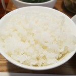 キッチン ブルー グローブ - ご飯大盛りのアップ