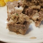 キッチン ブルー グローブ - デュクセルを乗せて