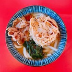 ニーズ軒 - 肉うどん（ごぼ天追加）