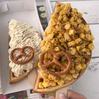 虹のワッフルと魔法の氷_1