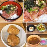 ほろほろ 岡﨑大和店 - 10食限定,生桜エビ丼定食とり唐揚げ２個付1,000円。ほろほろ 岡﨑大和店(愛知県岡崎市)TMGP撮影