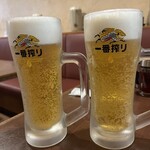 一楽 - 生ビール